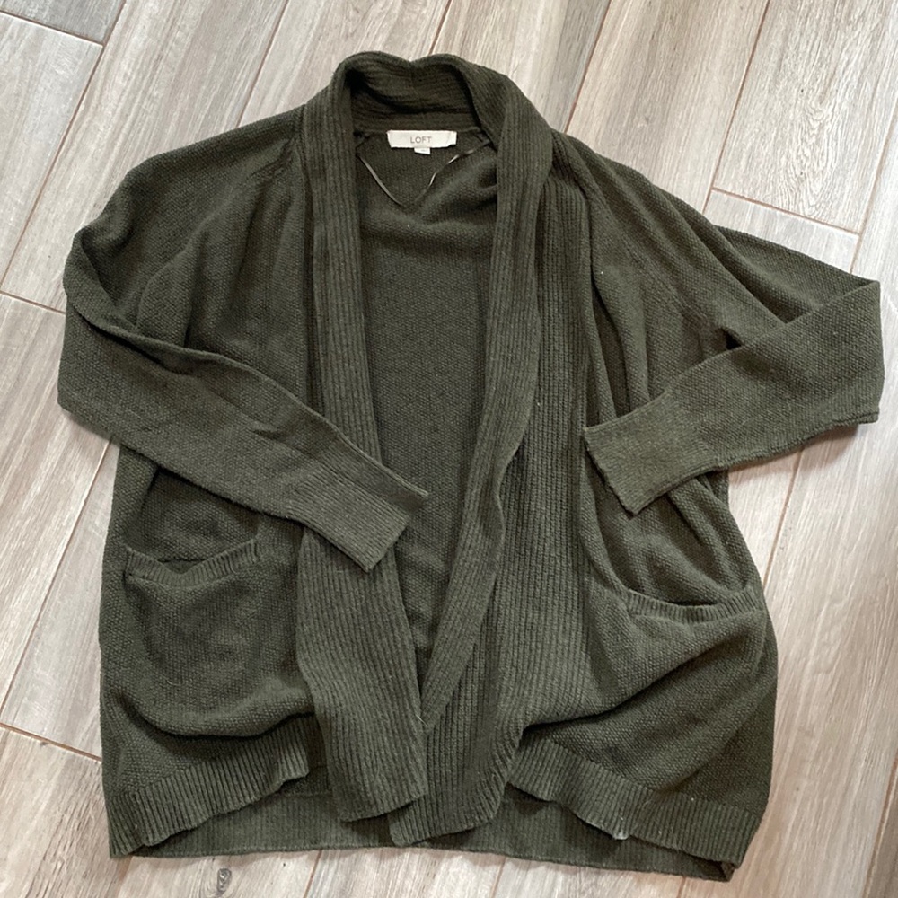 LOFT Open Cardigan with Pockets